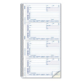 Rediform 50076 Telephone Message Book 2 3/4 x 5 TwoPart Carbonless 400 Sets