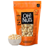 Oh! Nuts Macadamia Nuts - 1 lb - Dry Roasted Unsalted Macadamia Nuts - Oven Roasted - No Oil - Packed in New York Zip-Seal Bag f