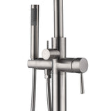 Pulse Showerspas 3021-Fstf-Bn Brushed Nickel Freestanding Tub Filler With Diverter