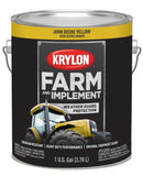 Krylon 1970 Farm & Implement Brush, High Gloss, John Deere Yellow, 1 Gallon Architectural Paints