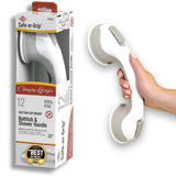 Safe-er-Grip Safe-er-Grip Changing Lifestyles Suction Cup Grab Bars for Bathtubs & Showers; Safety Bathroom Assist Handle, White