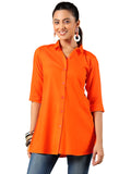 Libas Women'S Straight Tunics (58225_Orange