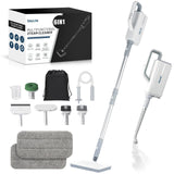 Seyola Steam Mop for Floor Cleaning, Steam Cleaner for Home with Handheld 6-in-1 Multi-function Attachments for Hardwood Floors,