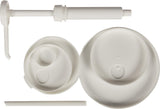 San Jamar P7310 Economy Condiment Syrup Pump w/ 5 Caps NSF