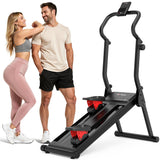 Winfita Stair Climber Machine for Home, 8-Level Adjustable Resistance Up to 77 LBS, Compact Folding Cardio Stair Stepper with 3-