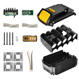 LaiPuDuo Battery Replacement Plastic Case for DeWalt 20V DCB201,DCB203,DCB204,DCB200 18V Li-ion Battery Cover Parts for 3A 4A 5A