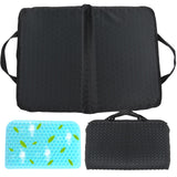 Wllead New Upgraded Portable Seat Cushion (15.7 x 11.8) Foldable Travel Cushion, for Airplane Seats, Camping, Stadium, Cinema, G