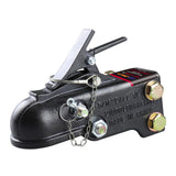 NBJINGYI 2-5/16 Heavy Duty Adjustable Trailer Coupler - 21,000 lb Capacity, Channel-Mount Design with Hardware Kit, Sleeve-Lock