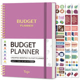 Budget Planner - Monthly Budget Book with Expense Tracker Notebook, Undated Bill Organizer & Finance Planner to Take Control of