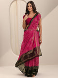Libas Women12 Georgette Sarees (16260_Pink)