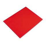 Pacon 54751 Peacock FourPly Railroad Board, 22 x 28, Red, 25/Carton