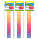 Teacher Created Resources Watercolor Magnetic Border, 24 Feet Per Pack, 3 Packs