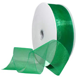 Morex Ribbon, Sheer Organza, 1-1/2 inch by 100 Yards, Emerald