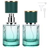 Segbeauty 1oz Refillable Travel Bottles, 30ml Empty Perfume Spray Bottles, 2pcs Vintage Perfume Spray Bottle Glass Fine Mist Spr