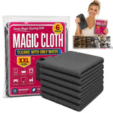 GosBio Magic Cloth, Thickened Microfiber Towels, LintFree & StreakFree, for Kitchen, Glass, Car Windows & More Reusable, Mul