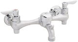 American Standard 8350243.004 Service Sink Faucet, 3 Inch Vacuum Breaker Spout, Supply Stops, Rough Chrome