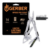 Gerber Gear MP600 Pro Scout Multi-Plier - Multitool with 13 Tools, Including Needlenose Pliers - Premium Multipurpose Tool - Mad