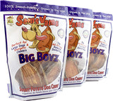 Sams Yams Sweet Potato Dog Treats, Healthy Dog Treats for Large Dogs - Sweet Potato Dog Treats Made in USA, High Fiber, Vegan De