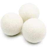 EcoJeannie (WB00033 Pk Wool Dryer Balls Premium XL Organic EcoFriendly Unscented NonToxic Felt Laundry Balls Fabric Softene