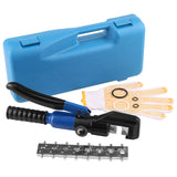 Lichamp Stainless Steel Cable Crimper Hex Lug Tool, Hydraulic Hand Crimping Swaging Tool for Steel Wire Rope 1/8 and 3/16 inch