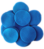 Playfully Ever After Blue Craft Felt Circles (2.5 Inch 46pc)