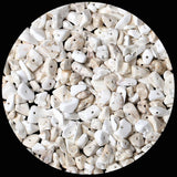 LAIDANLA White Howlite 400pcs Natural Chip Stone Beads 5-8mm Healing Crystal Irregular Gemstones Drilled DIY Loose Rocks Bead Cr