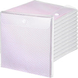 Henoyso 36 Pcs 12 x 12 Scrapbook Paper Storage Organizer Top Loading Plastic Craft Paper Holder Storage Organization for Holding