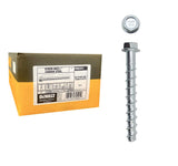 Dewalt Engineered by Powers 1/2 x 3 Screw-Bolt+ Concrete Screw Anchor Zinc, PFM1411380, 50/BX