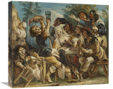 A Merry Company-Canvas Art-22X18.92