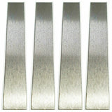 Pure Nickel Sheet, 6 Inches Nickle Anode, 4 Pack Pure Nickel Plate, Nickel Electrode for Nickel Electroplating 6 x 1 99.9%