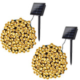 Joomer Solar Christmas Lights Outdoor, 2 Pack Total 144FT 400 LED 8 Modes Waterproof Solar Christmas Lights for Christmas Decora