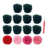ATORSE Blanket Crochet Kit DIY Crafts Gift Craft Knitting Kit for Enthusiast Adults Diameter 150cm Multicolor