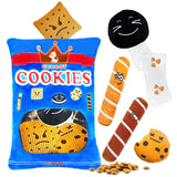 CUUOOT Treat Dispensing Dog Toys, Crinkle Squeaky Interactive Dog Toys, Enrichment Treat Puzzle Dog Toy for Medium, and Large Do