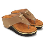 Ortho Joy Doctor Fancy Slipper For Women || Orthopedic Women'S Fashionable Comfortable Slipper,Light Brown,7,B0C96M1RRT