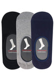 Faton MenS Loafer Socks With Anti Slip Silicon | No Show/Invisble Socks | Black,Navy,Grey (3)