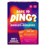 Dare to Ding - Game of Riddles & Reflexes, Fast-paced Card Game, Test Your Wits, Family-Friendly Game for Teens, Families & Adul