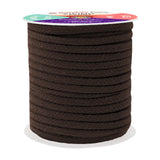 Mandala Crafts 5mm 20 Yards Chocolate Brown Soft Drawstring Replacement Rope Upholstery Crochet Macram Cotton Welt Trim Piping
