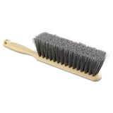 BOARDWALK, Counter Brush, Flagged Polypropylene Fill, 8 Long, Tan Handle