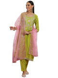 Libas Women'S Silk Blend Kurta Set (Gs1031