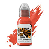 World Famous Tattoo Ink Bora Bora Peach Tattoo Ink Professional Tattoo Ink & Tattoo Supplies SkinSafe Permanent Tattooing