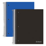 Oxford Spiral Notebooks, 3Subject, College Ruled Paper, Durable Plastic Cover, 150 Sheets, 3 Divider Pockets, 2 Pack (10386), m
