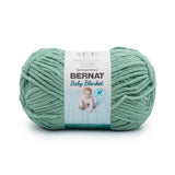 Bernat BABY BLANKET BB Misty Jungle Green Yarn - 1 Pack of 10.5oz/300g - Polyester - #6 Super Bulky - 220 Yards - Knitting/Croch