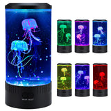 Relity Jellyfish Tank Table Lamp Remote Control with Color Changing Light Gift for Kids Men Women Home Deco for Room Mood Light