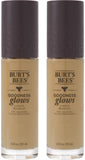 Burts Bees Goodness Glows Liquid Makeup, Soft Honey - 1.0 Ounce (Pack of 2)