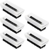 Boao 5 Pcs Nail Scrubbers Hand Scrub Brushes for Nail Cleaning Fingernail Soft Non Disposable Scrub Plastic Hands Cleaning Brush