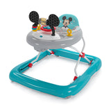 Bright Starts Disney Baby Mickey Mouse Original Bestie 2-In-1 Baby Activity Walker - Easy Fold Frame And Removable -Toy Station,