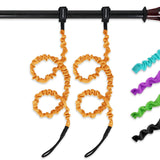 LINGVUM Kayak Paddle Leash Stretchable Paddle Strap Coiled Lanyard Rope for Kayaking Canoing Boating, Fishing Poles Rods, Kayak