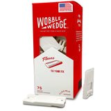 Wobble Wedges Flexible Plastic Shims, 75 Pack MADE IN USA MultiPurpose Shim Wedges for Home Improvement & Work Plastic We