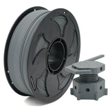 Graphite Gray Carbon Fiber 1.75mm PLA Filament High-Intensity, 1kg (2.2lbs) Spool CF 3D Printer Filament for Tools, Easy 3D Prin