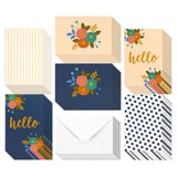 BEST PAPER GREETINGS 48 Pack Blank Cards and Envelopes Stationary Set - Ideal for Everyday Greeting and Thinking of You Cards -